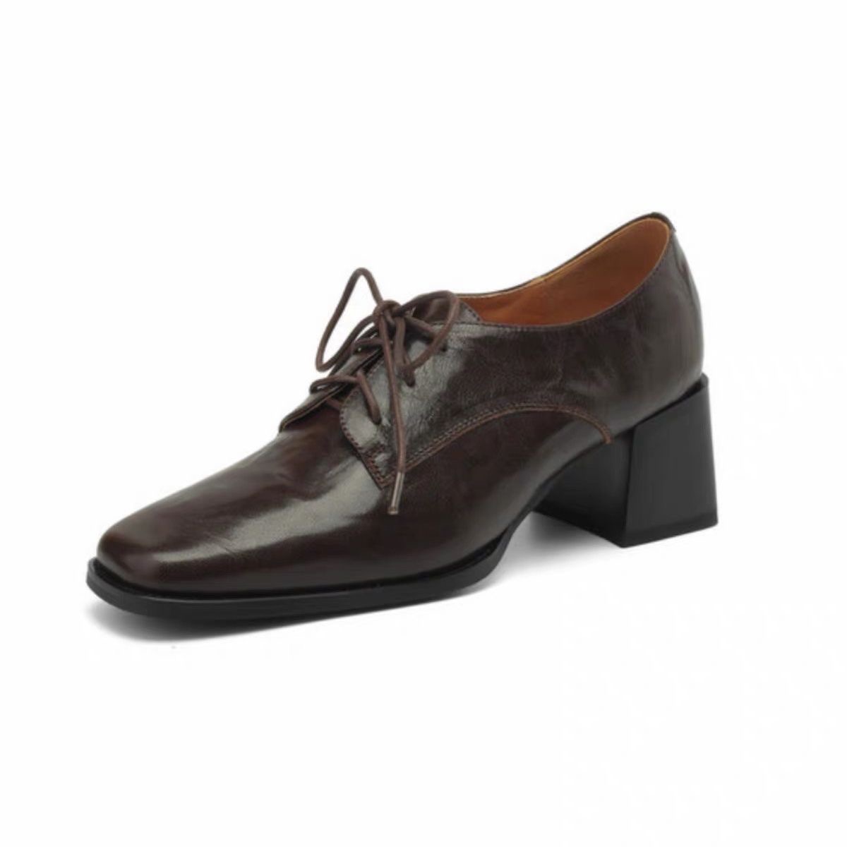 Women Square Toe Lace Up Oxfor - Oxford Lace Up Women review and price