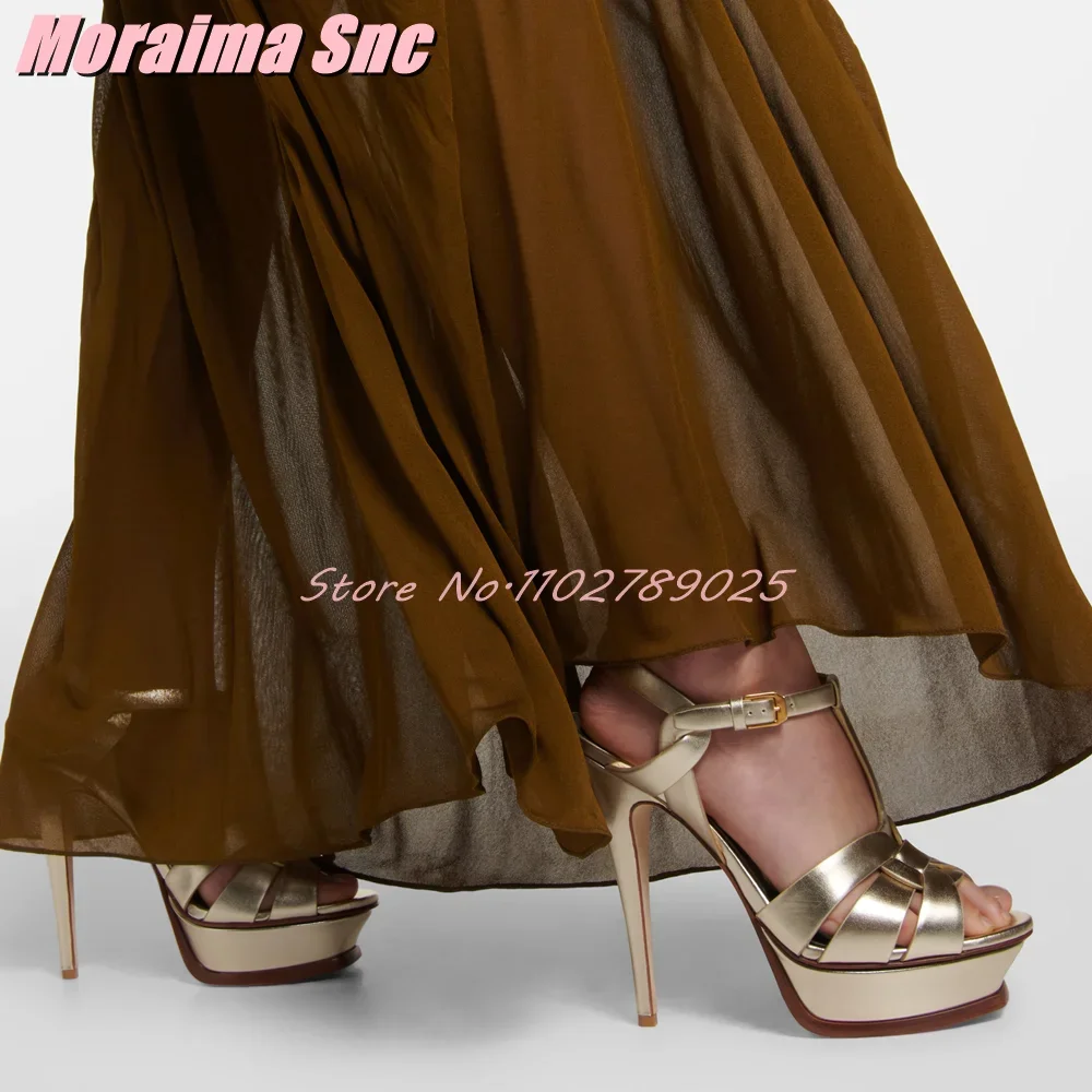 Platform Waeve T-strap Square  - Women'S Shoes Quality review and price