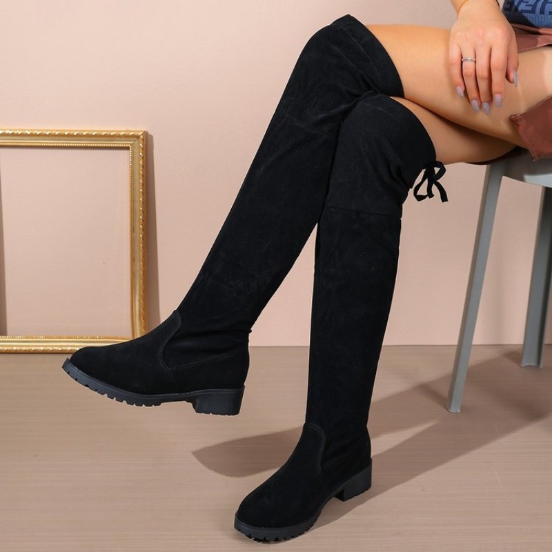 Women Over‑the‑Knee Boots Sued - Sock Boot Women review and price