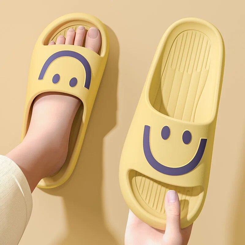 Smiley Face Cloud Slippers Wom - Mule Slip On review and price