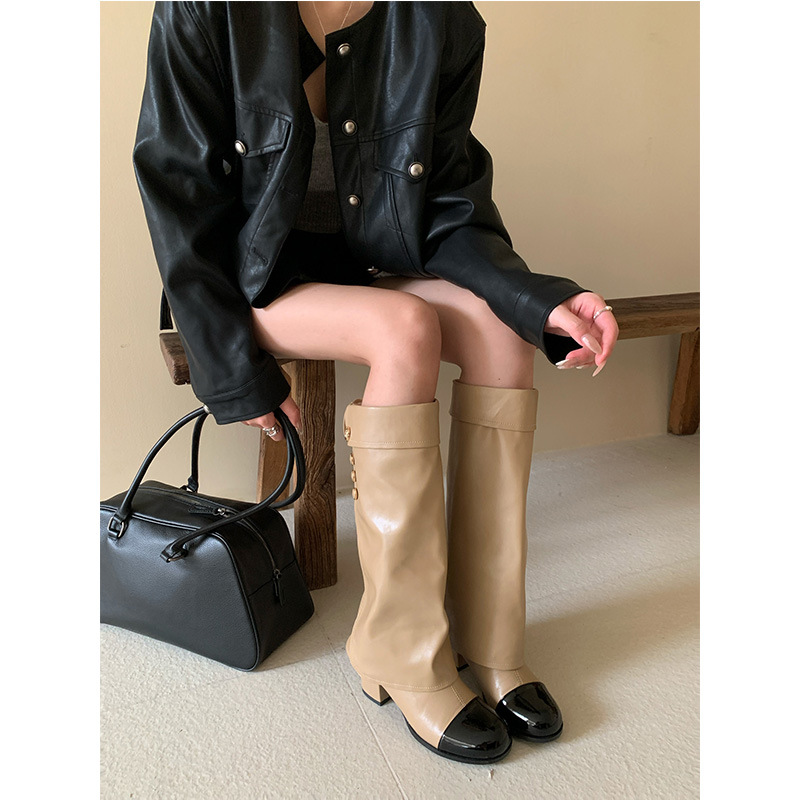 French style small fragrant ro - Sock Boot Women review and price