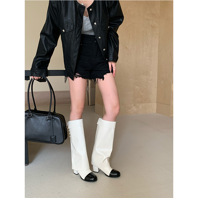 French style small fragrant ro - Sock Boot Women review and price