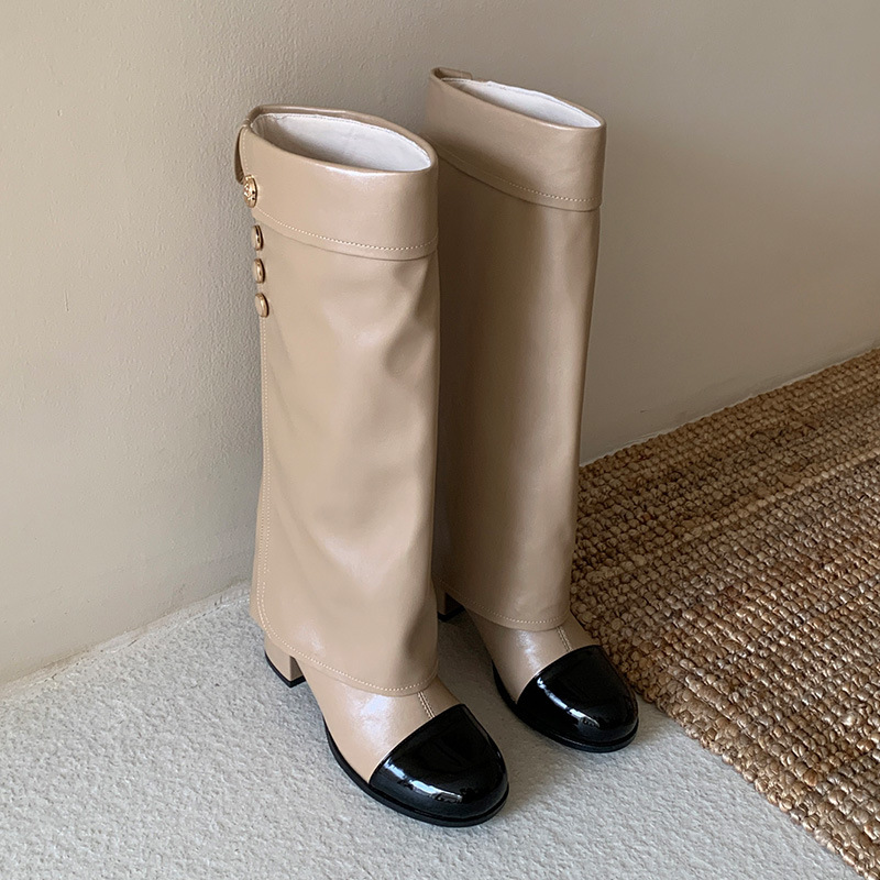 French style small fragrant ro - Sock Boot Women review and price