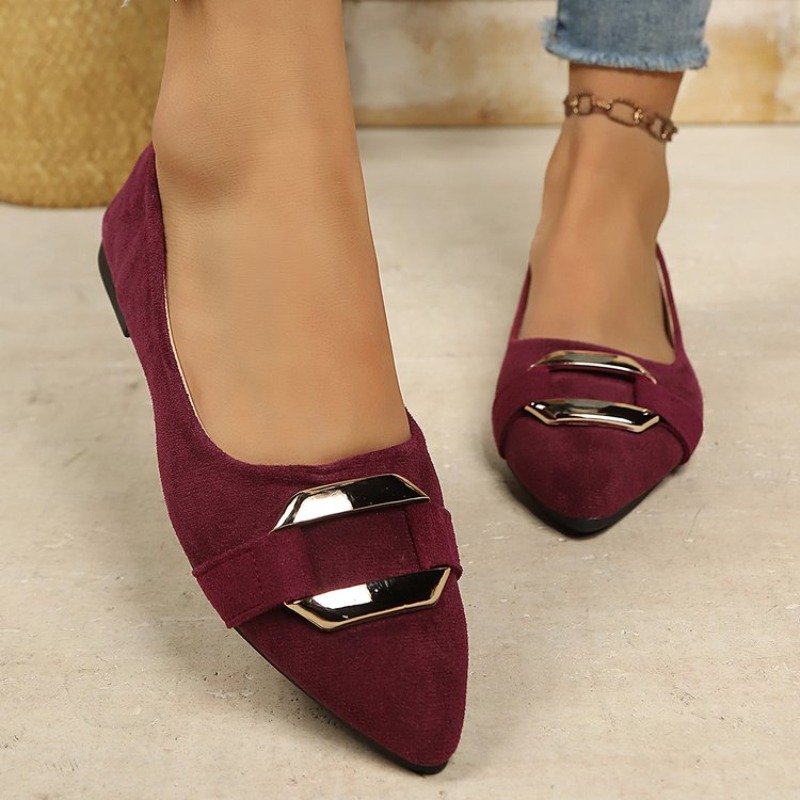 Women's Pointed Toe Suede Flat - Women'S Shoes Clogs review and price