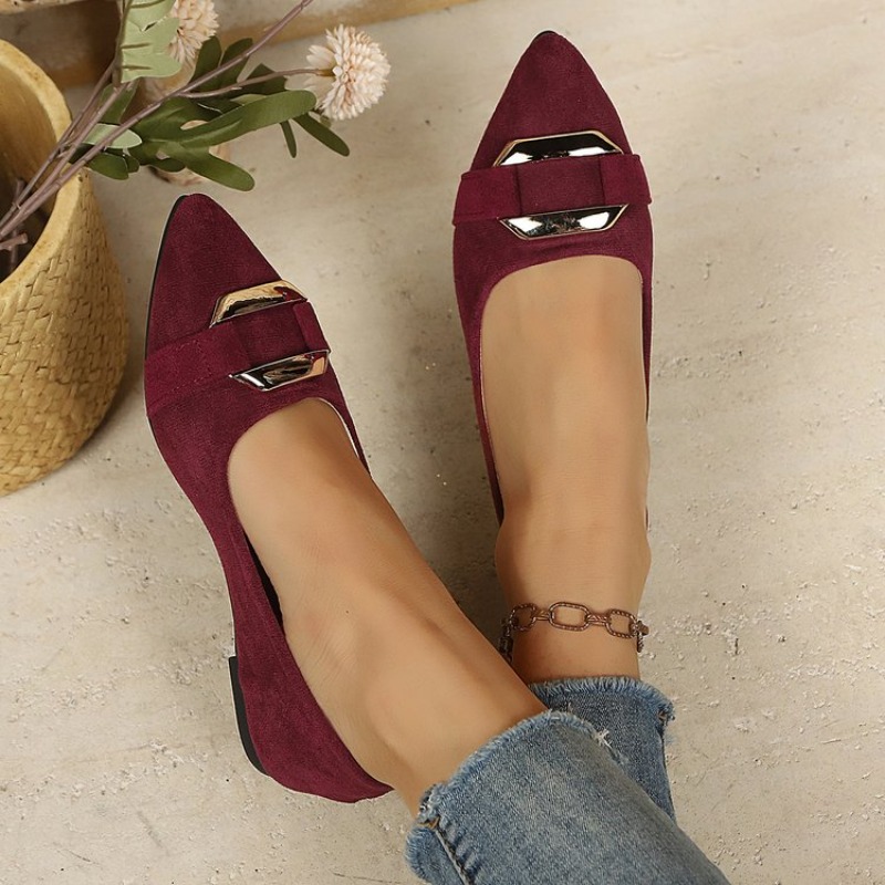 Women's Pointed Toe Suede Flat - Women'S Shoes Clogs review and price