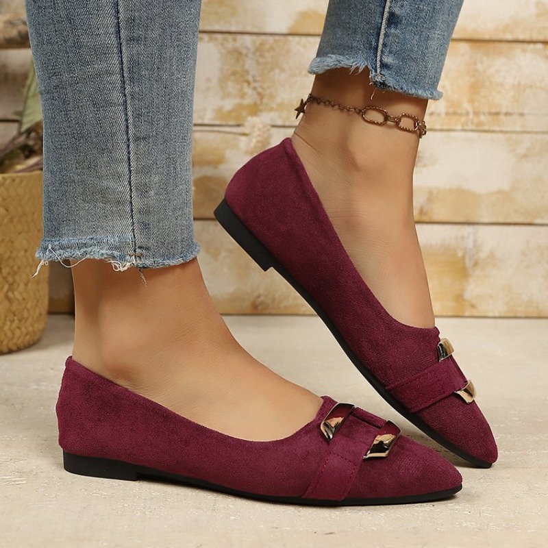 Women's Pointed Toe Suede Flat - Women'S Shoes Clogs review and price