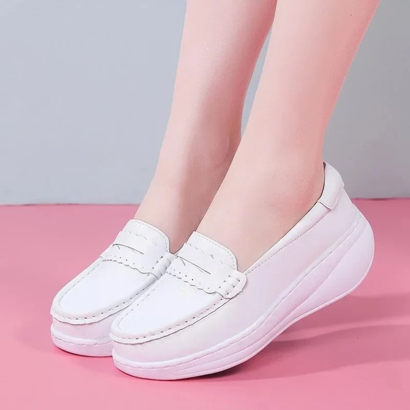 2025 White Pink Nurses Sneaker - Women Shoes Tennis review and price