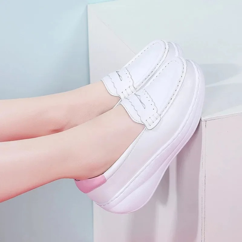 2025 White Pink Nurses Sneaker - Women Shoes Tennis review and price