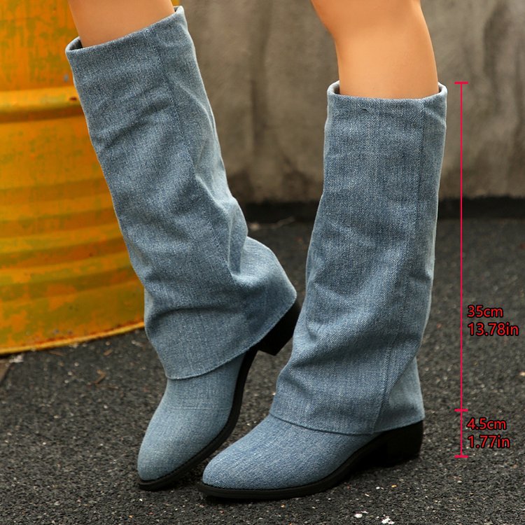 Cowboy boots 2025 new autumn a - Sock Boot Women review and price