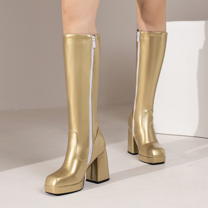 Green Winter Women Platform Kn - Knee High Boots Women review and price
