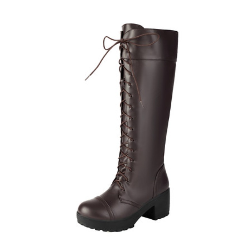 Womens Knee High Lace Up Comba - Knee High Boots Women review and price